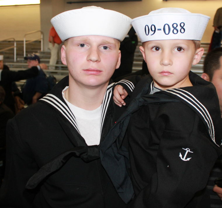 Brothers reunited after bootcamp.
